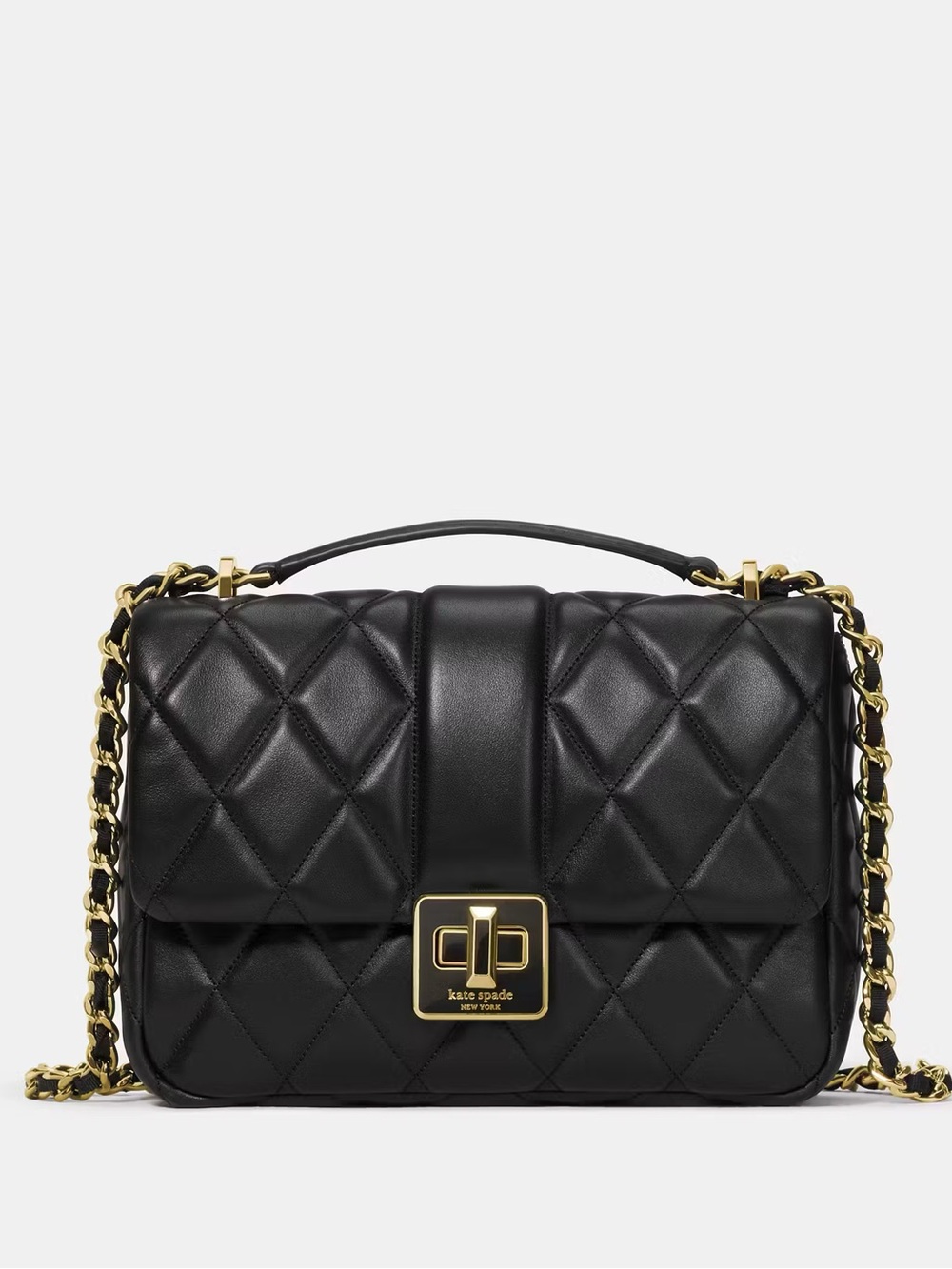 KATE SPADE CAREY QUILTED SMALL FLAP CROSSBODY